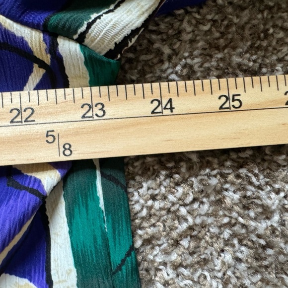 Vintage 80s Funky Colorful Graff Lightweight Blazer Size 16 - Picture 11 of 11